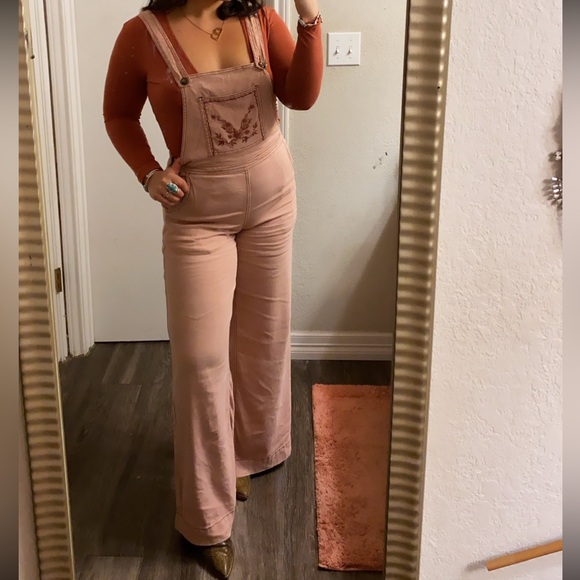 Free People Blush Pink Pantsuit 💕 - Picture 5 of 6
